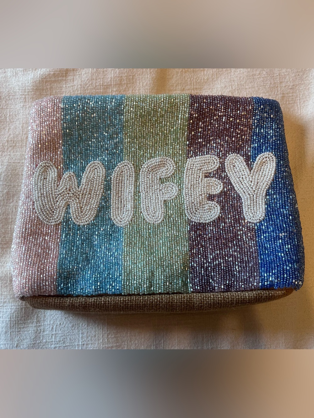 Wifey ITES Custom Clutch